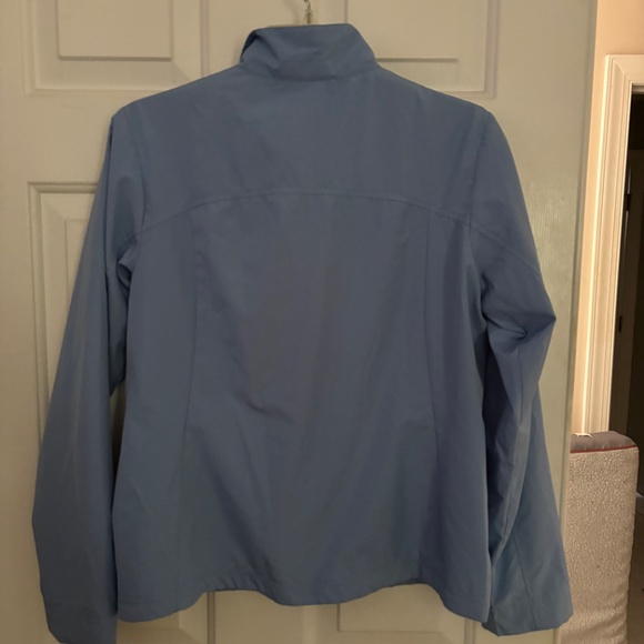 Nike Light Blue Windbreaker Jacket Size 10 - Picture 2 of 5